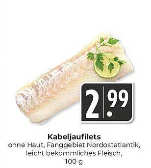 Kabeljaufilets - frisch und lecker