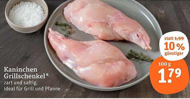 Kaninchenschenkel zart und saftig für Grill und Pfanne