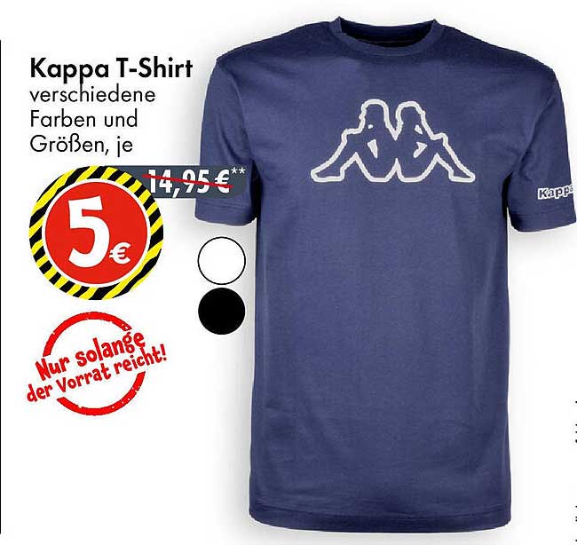Kappa T-Shirt verschiedene Farben und Größen, je