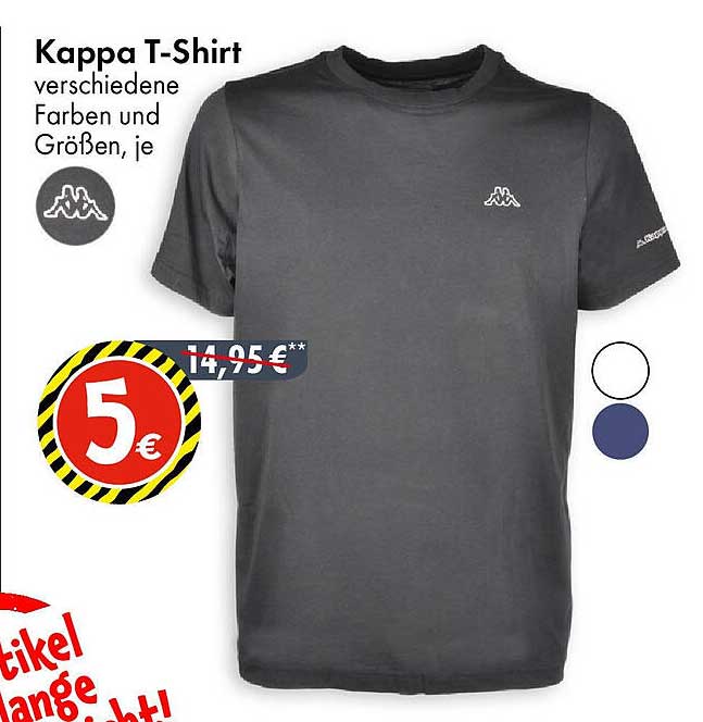 Kappa T-Shirt - verschiedene Farben und Größen, je