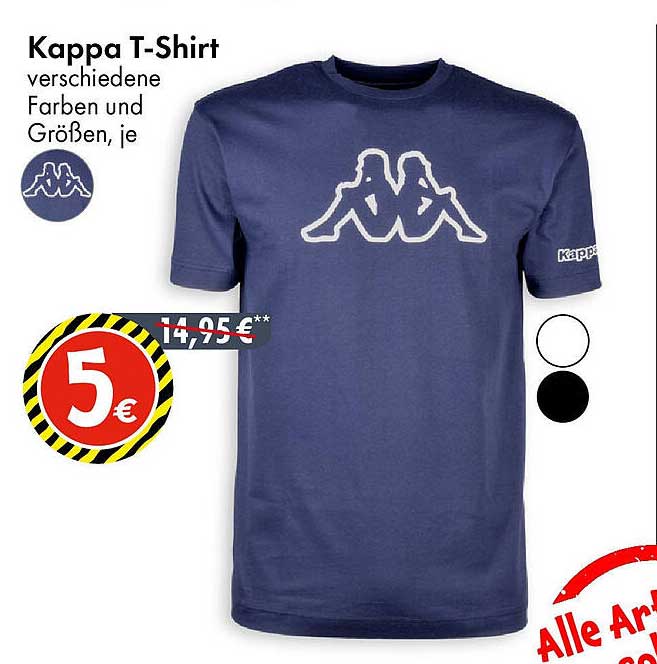 Kappa T-Shirt verschiedene Farben und Größen, je