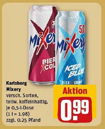 Karlsberg Mixery - Verschiedene Sorten für Erfrischung