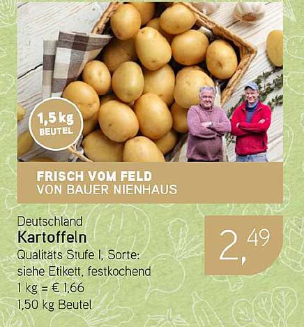 Kartoffeln frisch vom Feld - von Bauer Nienhaus