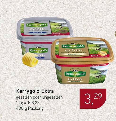 Kerrygold Extra - Gesalzen oder Ungesalzen, 400 g