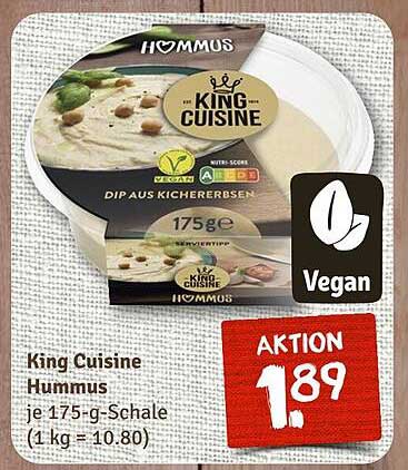 King Cuisine Hummus