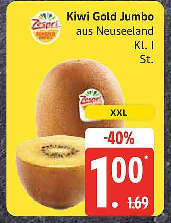 Kiwi Gold Jumbo aus Neuseeland - 40% Rabatt!
