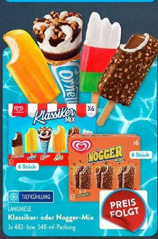 Klassiker- oder Nogger-Mix - Tiefkühl-Leckereien