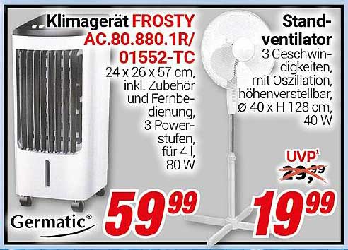 Klimagerät FROSTY AC.80.880.1R/01552-TC