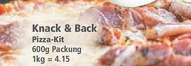 Knack & Back Pizza-Kit 600g