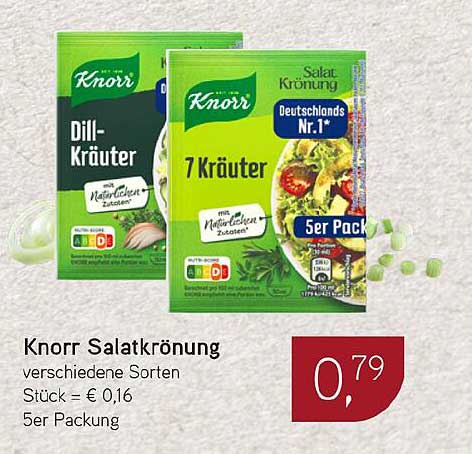 Knorr Salatkrönung verschiedene Sorten 5er Packung