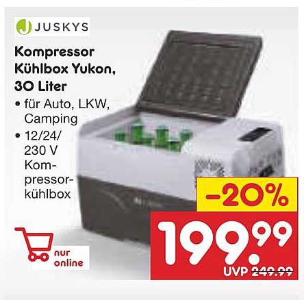 Kompressor Kühlbox Yukon, 30 Liter