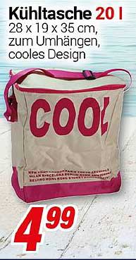 Kühltasche 20 l – zum Umhängen, cooles Design