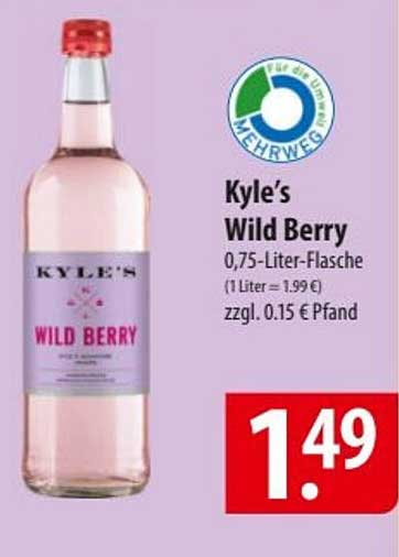Kyle's Wild Berry 0,75-Liter-Flasche