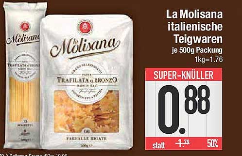 La Molisana italienische Teigwaren je 500g Packung