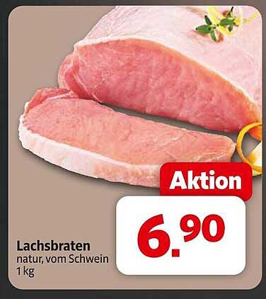 Lachsbraten natur, vom Schwein 1 kg