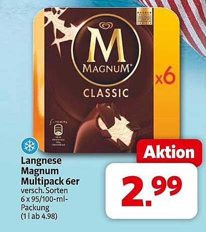 Langnese Magnum Multipack 6er