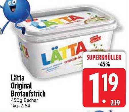 Lätta Original Brotaufstrich 450g - Superknüller!