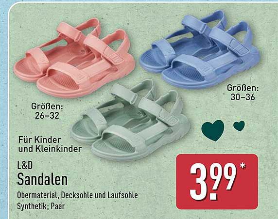 L&D Sandalen für Kinder und Kleinkinder