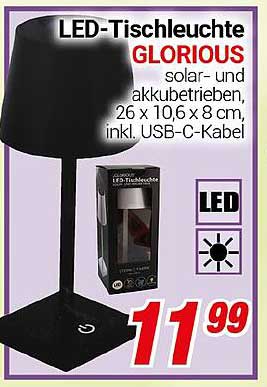 LED-Tischleuchte GLORIOUS