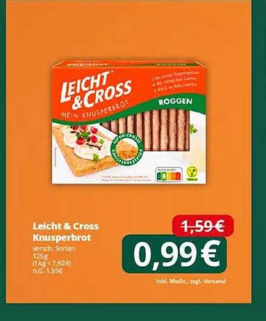Leicht & Cross Knusperbrot – Roggen