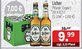 Licher Pilsner Export 20 x 0,5l