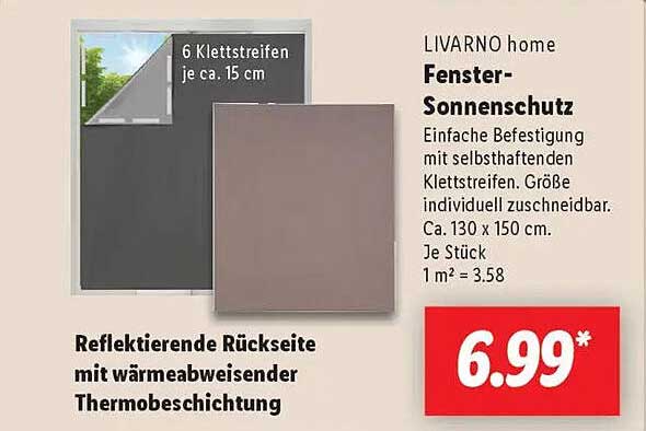 LIVARNO home Fenster-Sonnenschutz