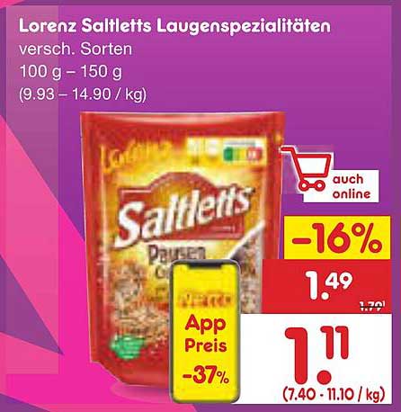 Lorenz Saltletts Laugenspezialitäten