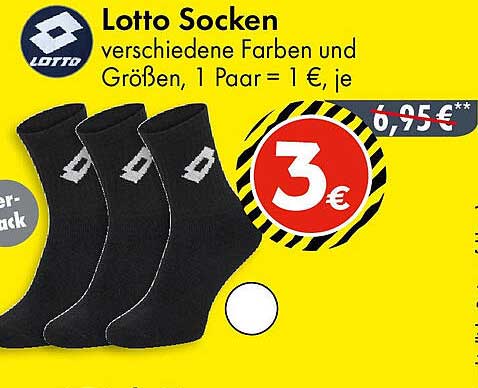 Lotto Socken - verschiedene Farben und Größen
