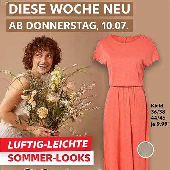 Luftig-leichte Sommer-Looks - Kleid 36/38 - 44/46 je 9,99