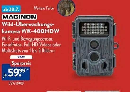 MAGINON Wild-Überwachungskamera WK-400HDW