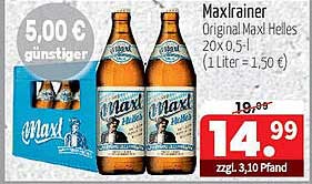 Maxlainer Original Maxi Helles 20 x 0,5 l
