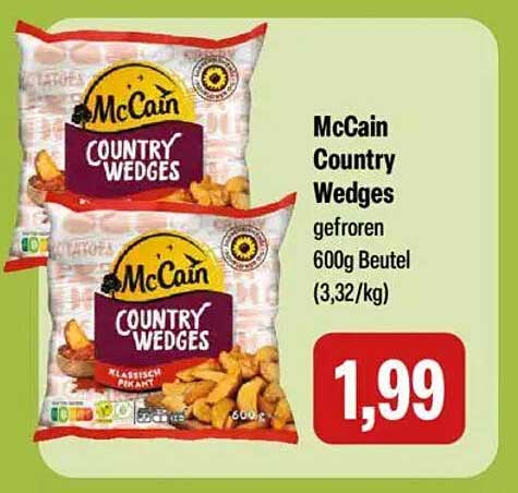 McCain Country Wedges 600g vorgefroren