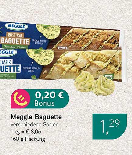 Meggle Baguette – verschiedene Sorten