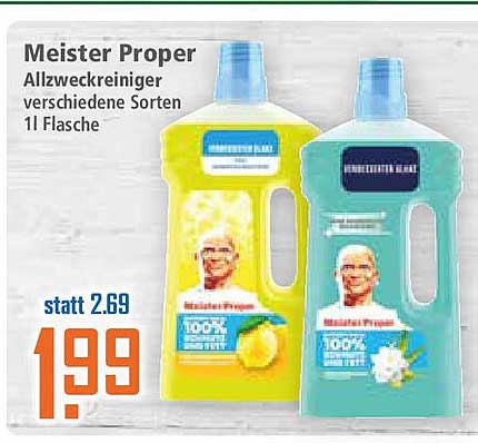 Meister Proper Allzweckreiniger verschiedene Sorten 1l Flasche