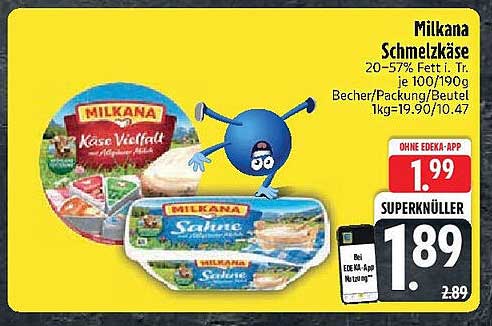 Milkana Schmelzkäse - Köstliche Vielfalt für Genießer