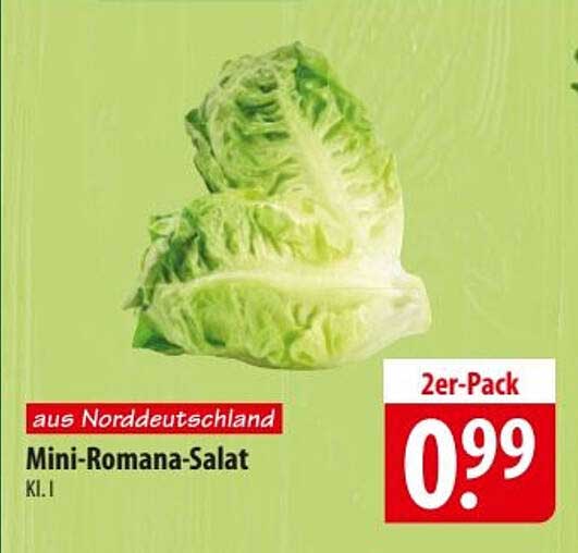 Mini-Romana-Salat 2er-Pack