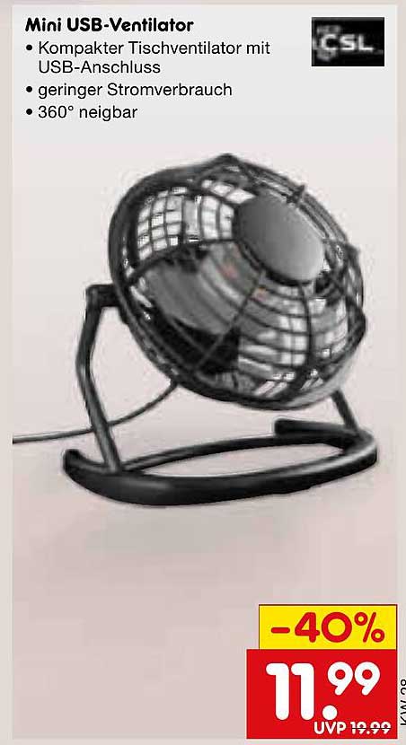 Mini USB-Ventilator