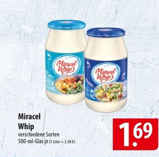 Miracel Whip - verschiedene Sorten 500-ml-Glas