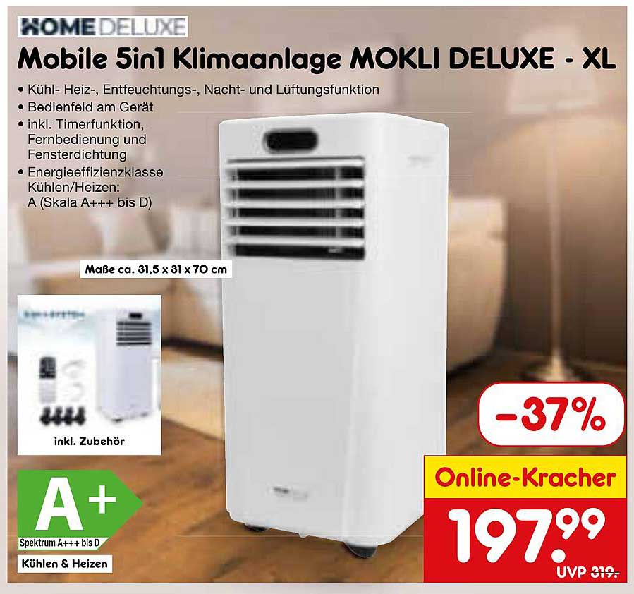 Mobile 5in1 Klimaanlage MOKLI DELUXE - XL