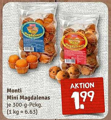Monti Mini Magdalenas 300-g-Packung
