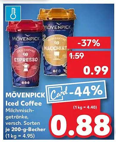 MÖVENPICK Iced Coffee - Verschiedene Sorten
