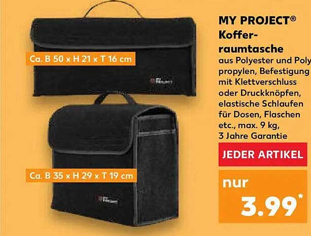 MY PROJECT® Kofferraummtasche
