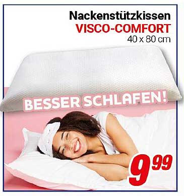 Nackenstützkissen VISCO-COMFORT 40 x 80 cm