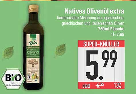 Natives Olivenöl extra 750ml Flasche