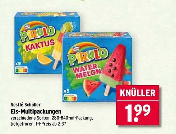 Nestlé Schöller Eis-Multipackungen