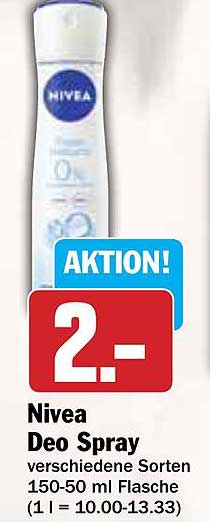 Nivea Deo Spray 150 ml - Aktion!