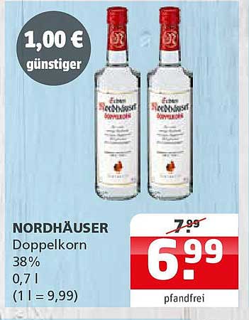 NORDHÄUSER Doppel-korn 38% 0,7L