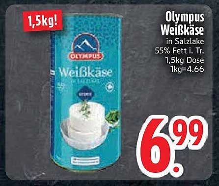 Olympus Weißkäse in Salzlake 1,5 kg