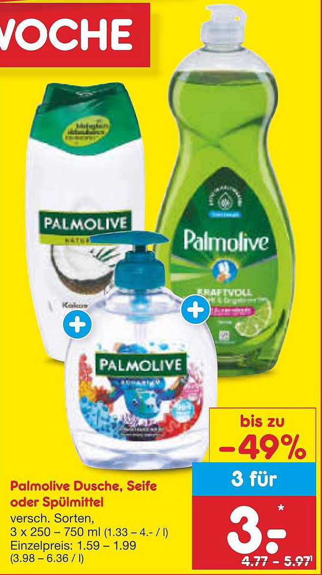 Palmolive Dusche, Seife oder Spülmittel - verschiedene Sorten