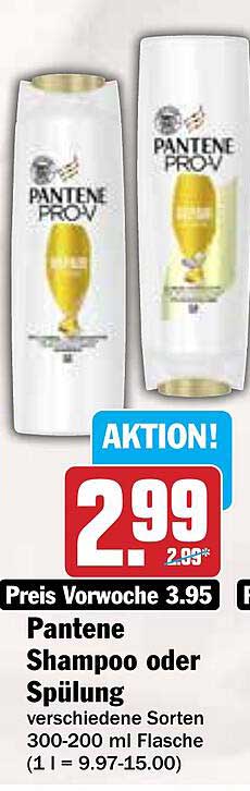 Pantene Shampoo oder Spülung - verschiedene Sorten 300-200 ml Flasche